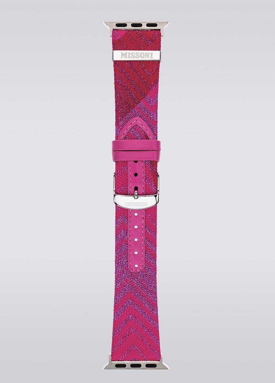 Donne Missoni Orologi | Cinturino Missoni Fabric 22 Mm Compatibile Con Apple Watch Rosa