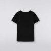 Ragazzo (4-14 Anni) Missoni | T-Shirt In Cotone A Maniche Corte Con Logo Nero