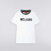 Ragazzo (4-14 Anni) Missoni | T-Shirt Girocollo In Cotone Nero Bianco