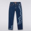 Ragazzo (4-14 Anni) Missoni | Pantaloni In Cotone Elasticizzato Bianco Blu