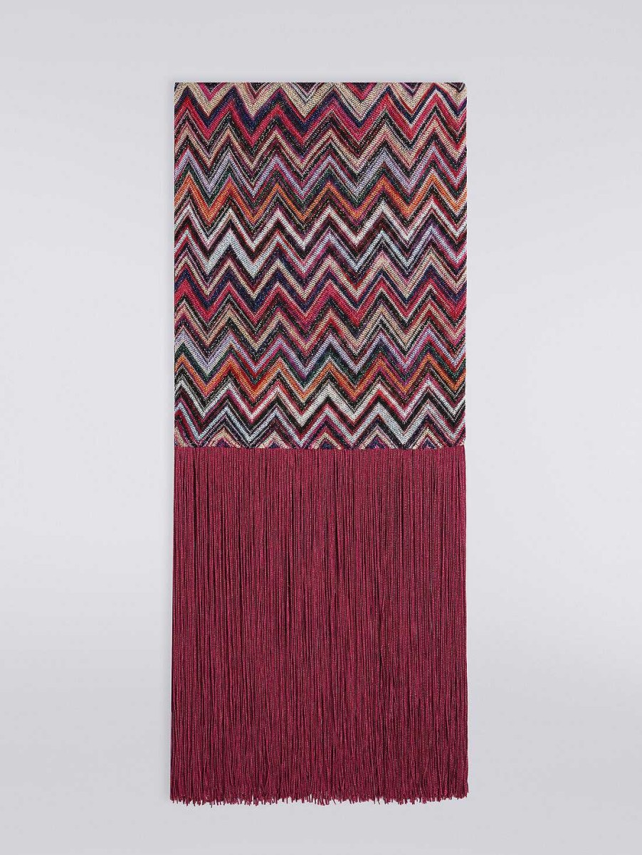 Donne Missoni Sciarpe E Foulard | Sciarpa In Misto Viscosa Lame Multicolore