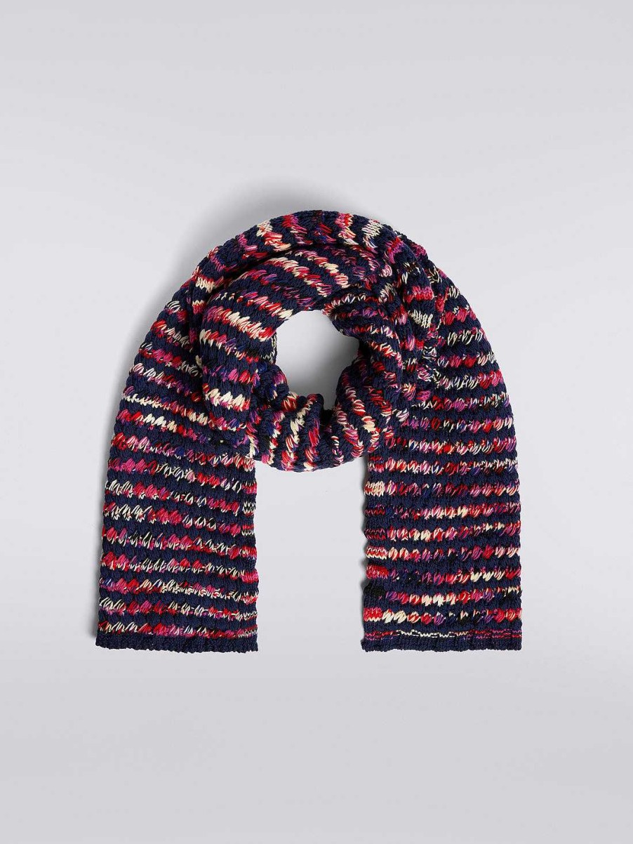 Donne Missoni Sciarpe E Foulard | Sciarpa In Maglia Di Lana Multicolore