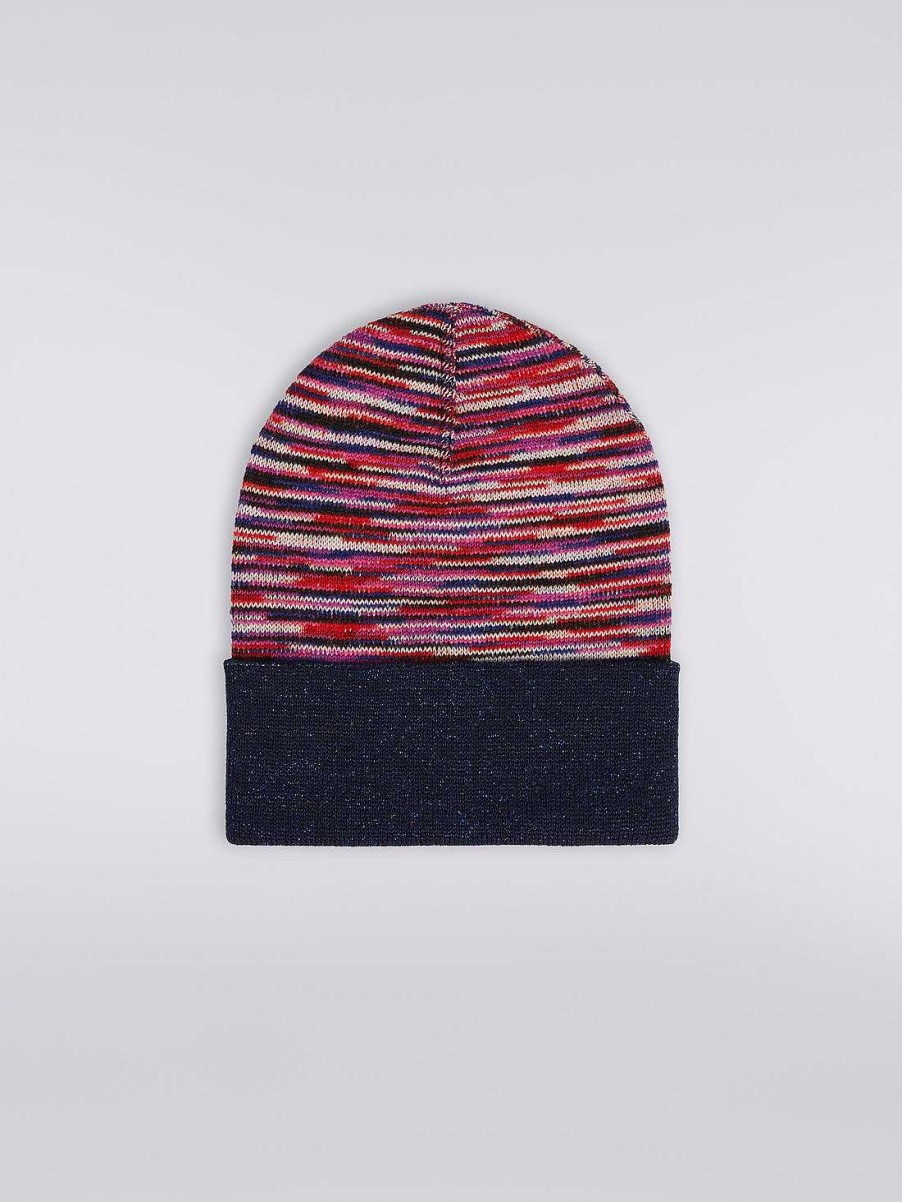 Donne Missoni Cappelli | Cappello Fiammato In Lana E Viscosa Con Lurex Multicolore