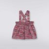 Ragazza (4-14 Anni) Missoni | Gonna In Cotone Fiammato Con Bretelle Multicolore