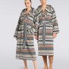 Donne Missoni Accappatoi | Accappatoio Con Cappuccio Bernard Multicolore