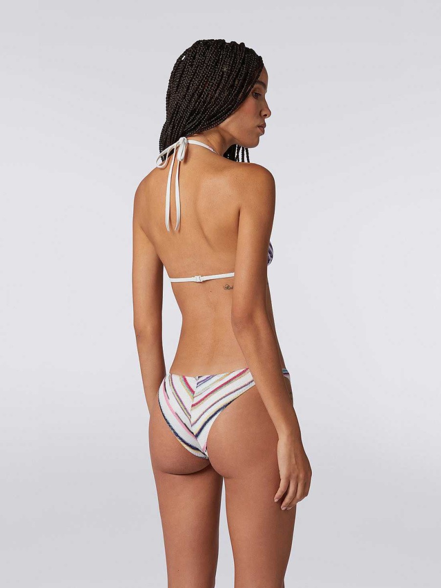 Donne Missoni Costumi Da Bagno | Bikini A Righe Multicolori Con Lame Multicolore