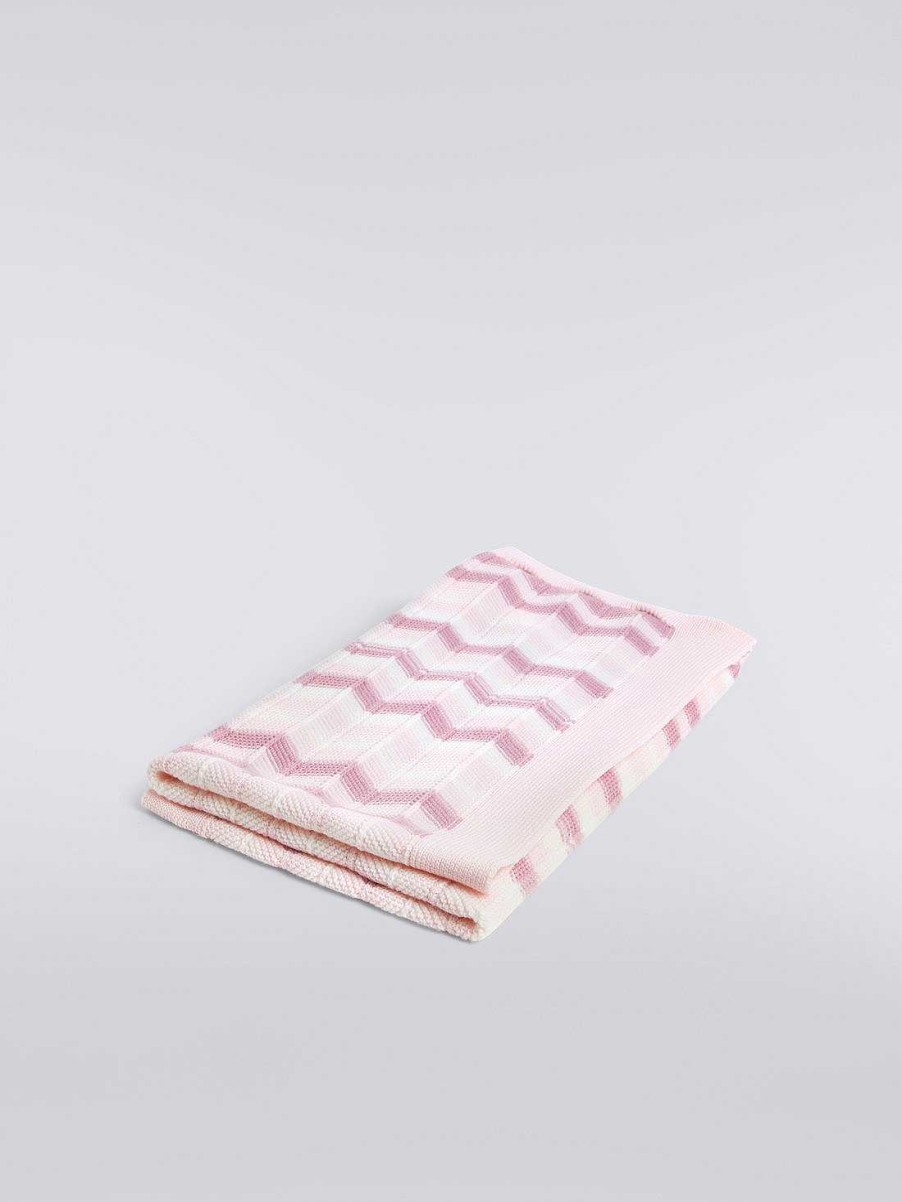 Neonato (0-24 Mesi) Missoni | Coperta In Lana A Zig Zag Multicolore