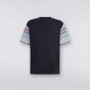 Uomini Missoni Polo E Magliette | T-Shirt Oversize In Cotone Con Inserti A Zig Zag Multicolore