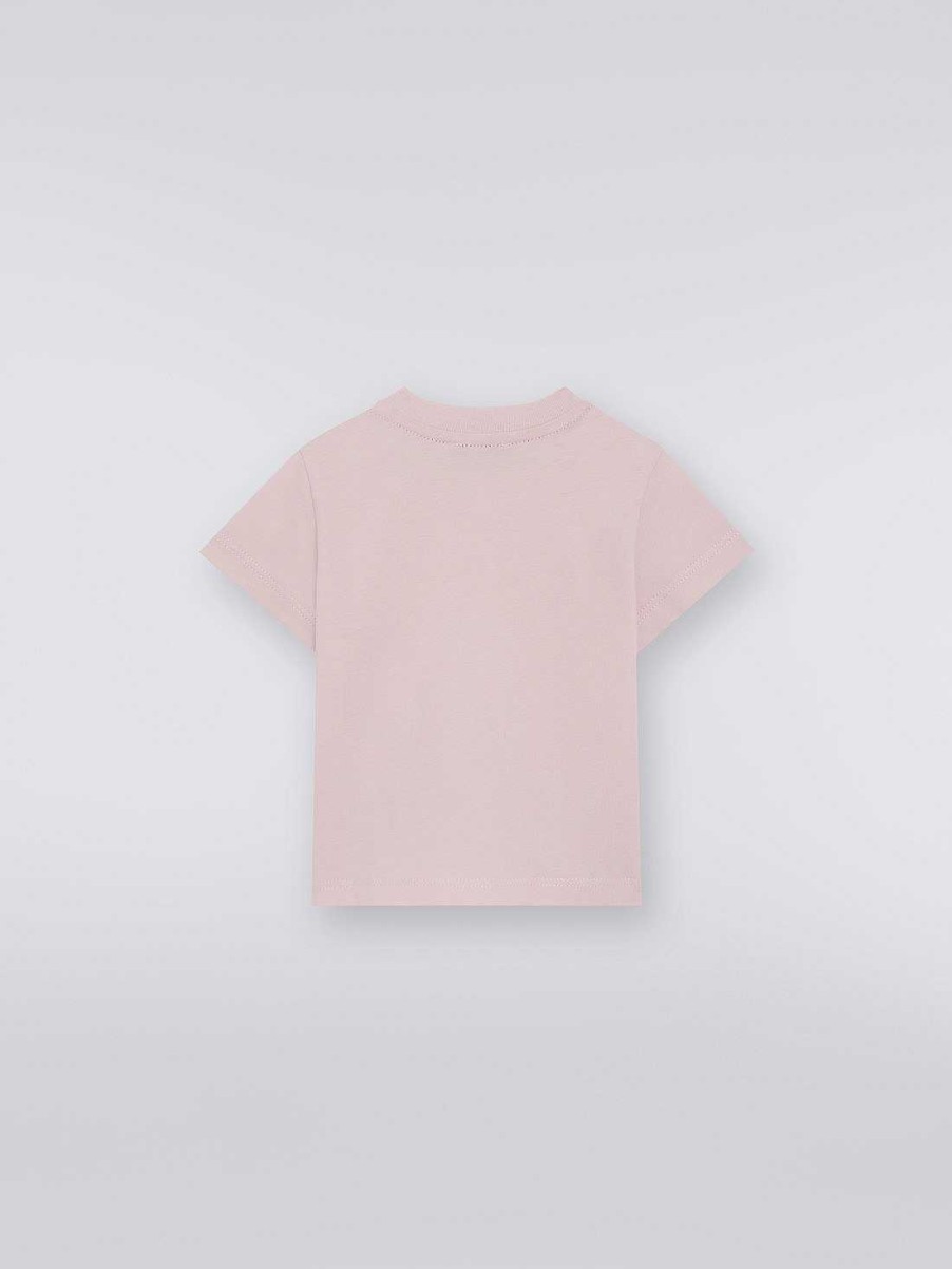 Ragazza (4-14 Anni) Missoni | T-Shirt In Cotone Con Logo Degrade Multicolore