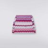 Ragazza (4-14 Anni) Missoni | Gonna In Cotone Con Arricciature Laterali E Motivo Zigzag Multicolore