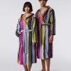 Donne Missoni Accappatoi | Accappatoio Con Cappuccio Giacomo Arancia