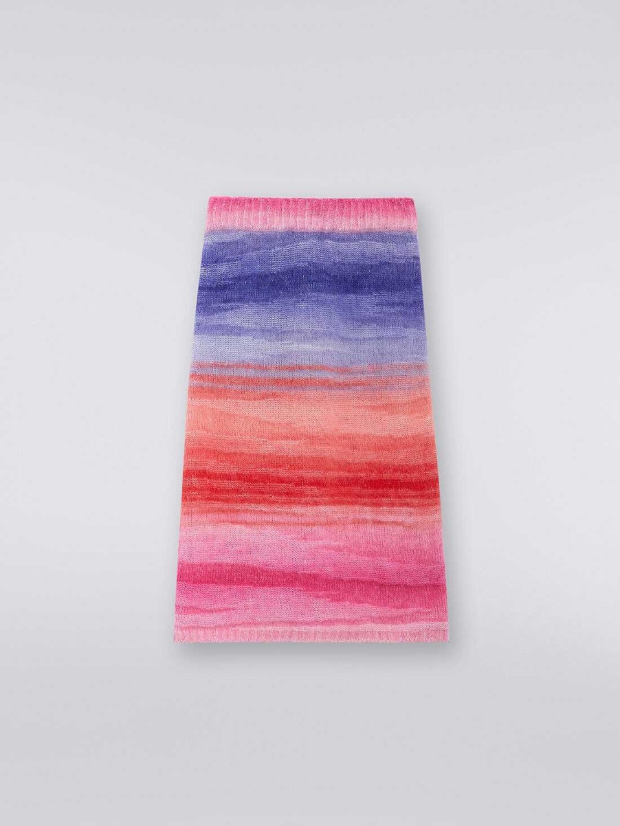 Ragazza (4-14 Anni) Missoni | Gonna In Misto Mohair E Alpaca Multicolore