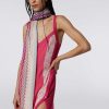 Donne Missoni Sciarpe E Foulard | Stola Multicolor In Modal E Lurex Con Frange Multicolore