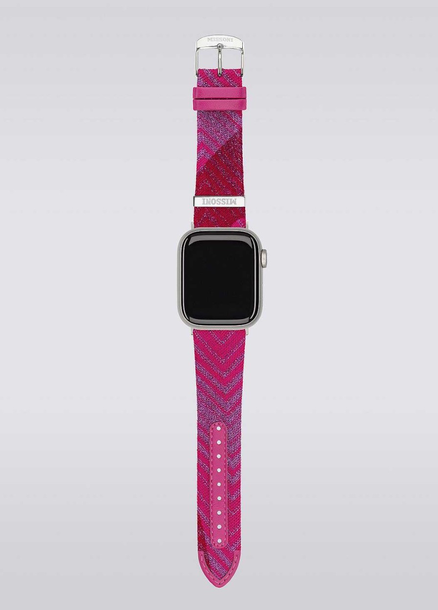 Donne Missoni Orologi | Cinturino Missoni Fabric 22 Mm Compatibile Con Apple Watch Rosa