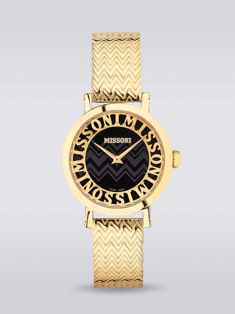 Donne Missoni Orologi | Logio Missoni Melrose 36Mm Oro