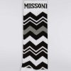 Ragazza (4-14 Anni) Missoni | Calzini In Misto Cotone A Zigzag Nero Bianco