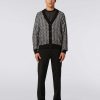 Uomini Missoni Maglieria | Cardigan In Misto Cotone Con Paillettes Nero Bianco