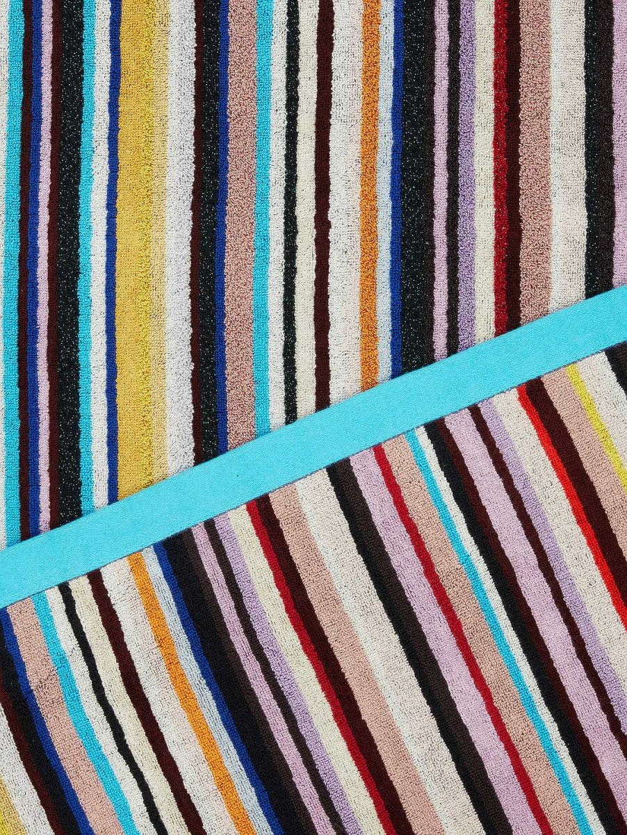 Donne Missoni Asciugamani Da Spiaggia | Telo Mare Chandler 100X180 Cm In Spugna Con Lurex Multicolore