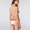 Donne Missoni Costumi Da Bagno | Bikini Zigzag In Misto Viscosa Con Lurex Bianco, Rosa E Fucsia