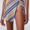 Donne Missoni Abbigliamento Da Spiaggia | Minigonna Avvolgente All'Uncinetto Multicolore