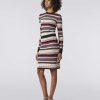 Donne Missoni Gonne | Gonna In Maglia Chevron Di Misto Lana Multicolore