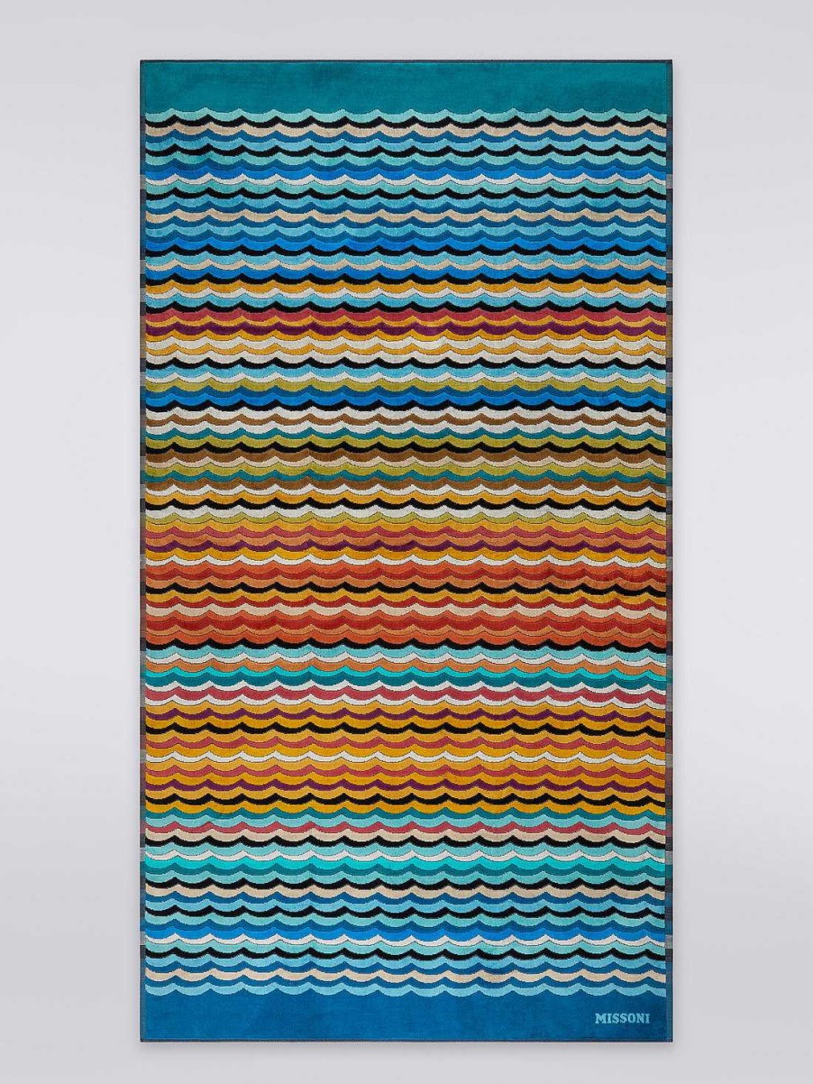 Donne Missoni Asciugamani Da Spiaggia | Telo Mare Beverly 100X180 Multicolore