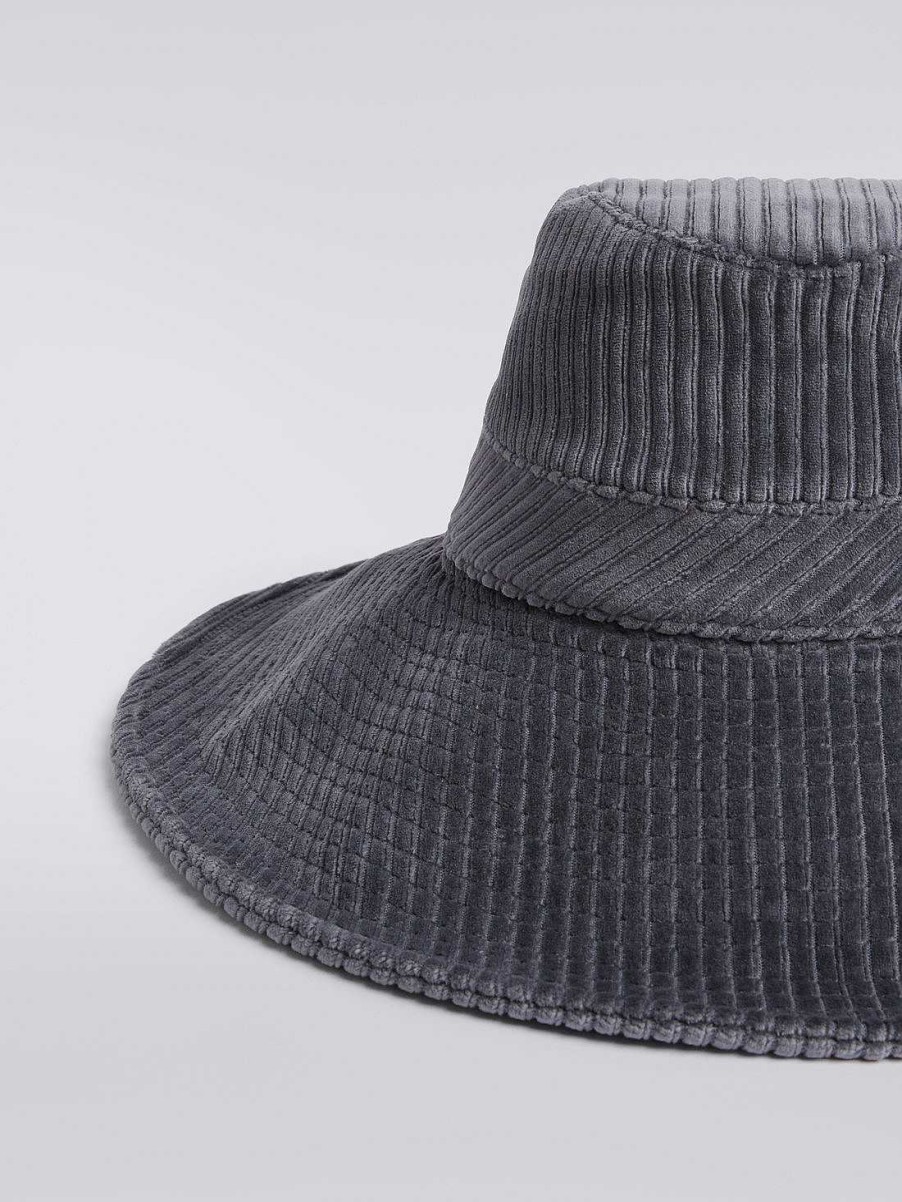 Donne Missoni Cappelli | Cappello A Tesa Larga In Misto Cotone Multicolore