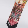 Donne Missoni Sciarpe E Foulard | Sciarpa In Seta Chevron Con Scritta Logo Multicolore