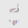 Donne Missoni Costumi Da Bagno | Bikini Monospalla All'Uncinetto A Righe Multicolore