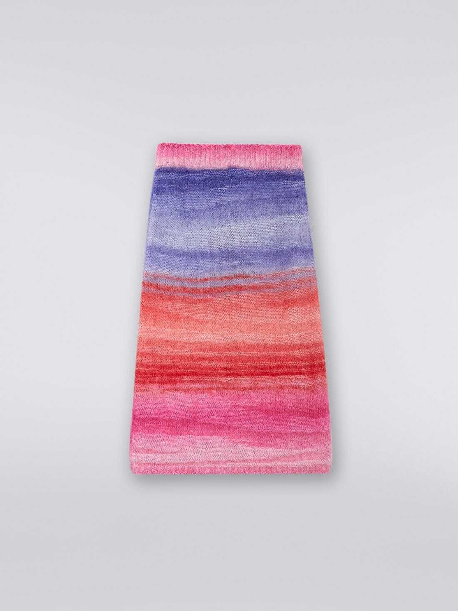 Ragazza (4-14 Anni) Missoni | Gonna In Misto Mohair E Alpaca Multicolore