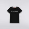 Ragazza (4-14 Anni) Missoni | T-Shirt In Cotone Con Logo In Strass Nero