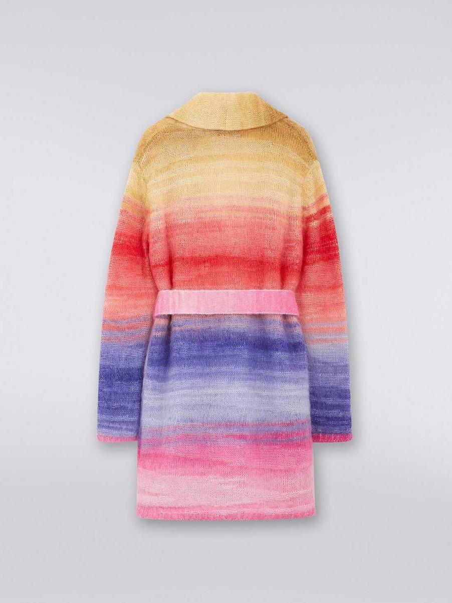 Ragazza (4-14 Anni) Missoni | Cardigan In Misto Mohair E Alpaca Multicolore