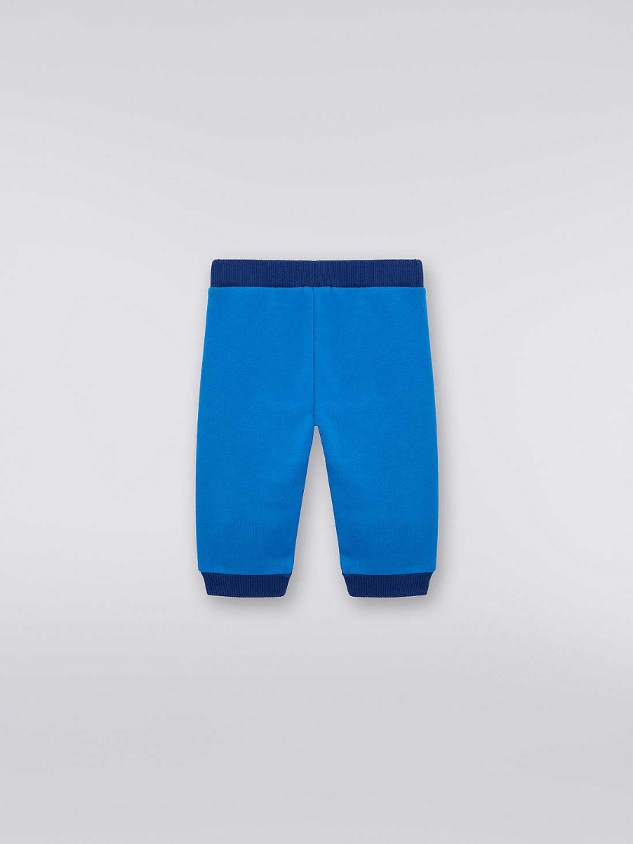 Ragazzo (4-14 Anni) Missoni | Joggers In Cotone Con Logo Blu