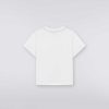 Ragazzo (4-14 Anni) Missoni | T-Shirt In Cotone Con Logo Degrade Bianco