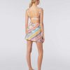 Donne Missoni Abbigliamento Da Spiaggia | Gonna Pareo In Viscosa Fantasia Chevron Multicolore