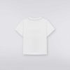 Ragazza (4-14 Anni) Missoni | T-Shirt In Cotone A Maniche Corte Con Zigzag E Logo Bianco