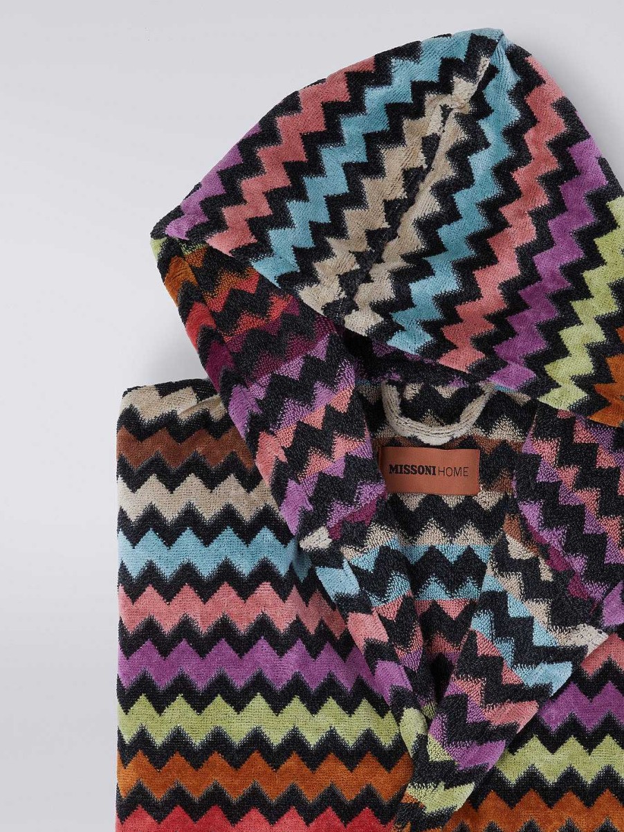 Donne Missoni Accappatoi | Accappatoio Con Cappuccio Warner Arancia