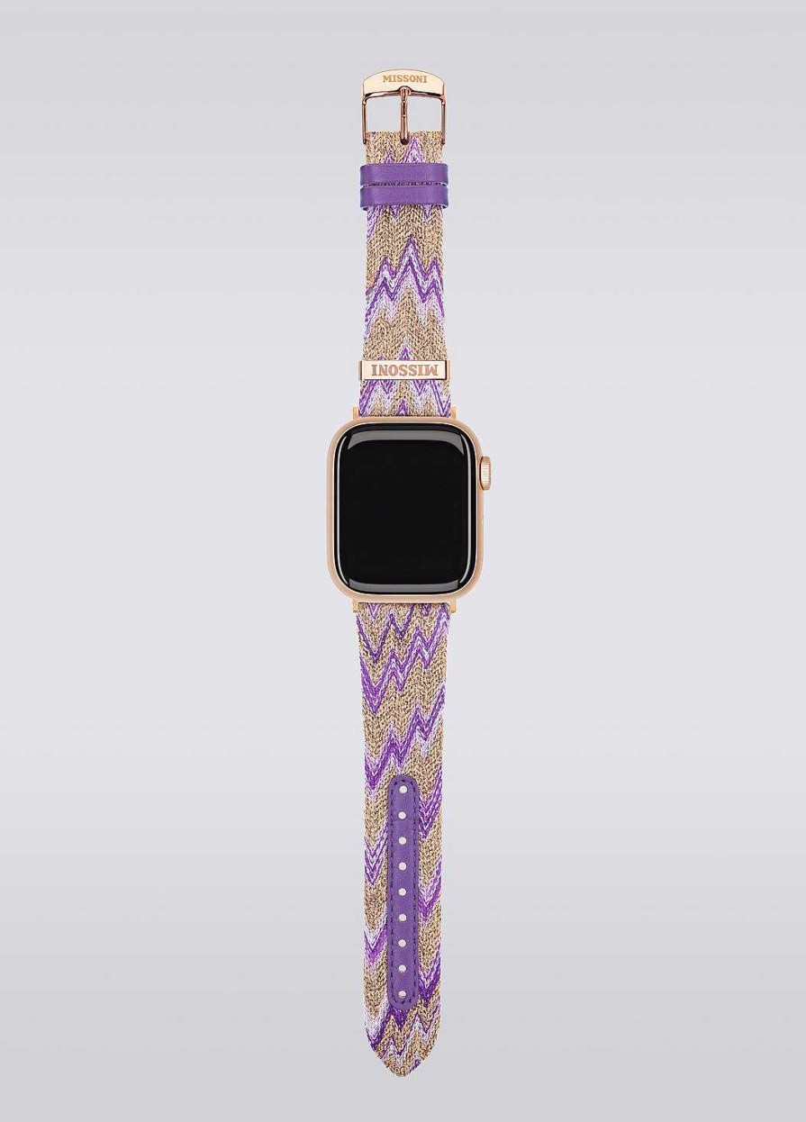 Donne Missoni Orologi | Cinturino Missoni In Tessuto Apple Multicolore