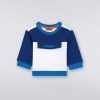 Ragazzo (4-14 Anni) Missoni | Maglia In Cotone Con Logo Bianco Blu