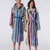 Donne Missoni Accappatoi | Accappatoio Con Cappuccio Carlie Multicolore