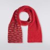 Donne Missoni Sciarpe E Foulard | Sciarpa In Misto Lana Double Face Rosso